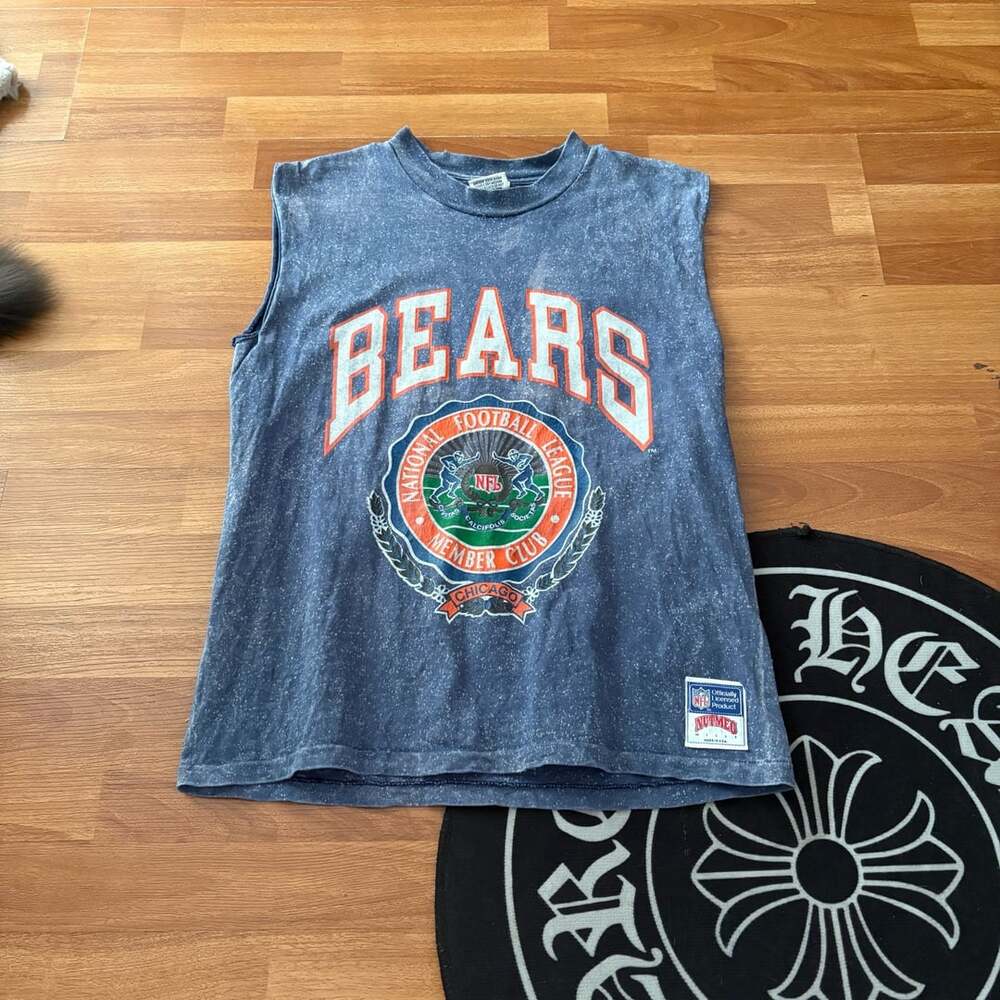 Nutmeg Mills Chicago Bears Muscle Tank M Vintage NFL